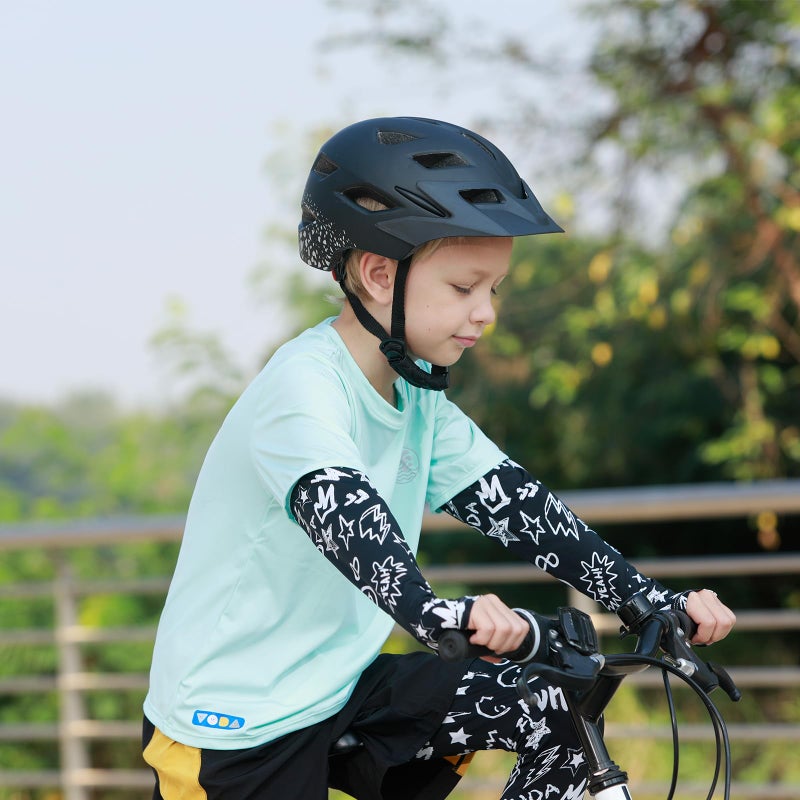 Bilaki Kids Bike Helmet, Boys Girls Helmets from Toddler to Youth, 2 Sizes for Child Ages 2-3-5-8-14 Years, Toddler Bicycle Helmet with Detachable Visor & LED Light, Adjustable Multi-Sport Helmet - Image 2